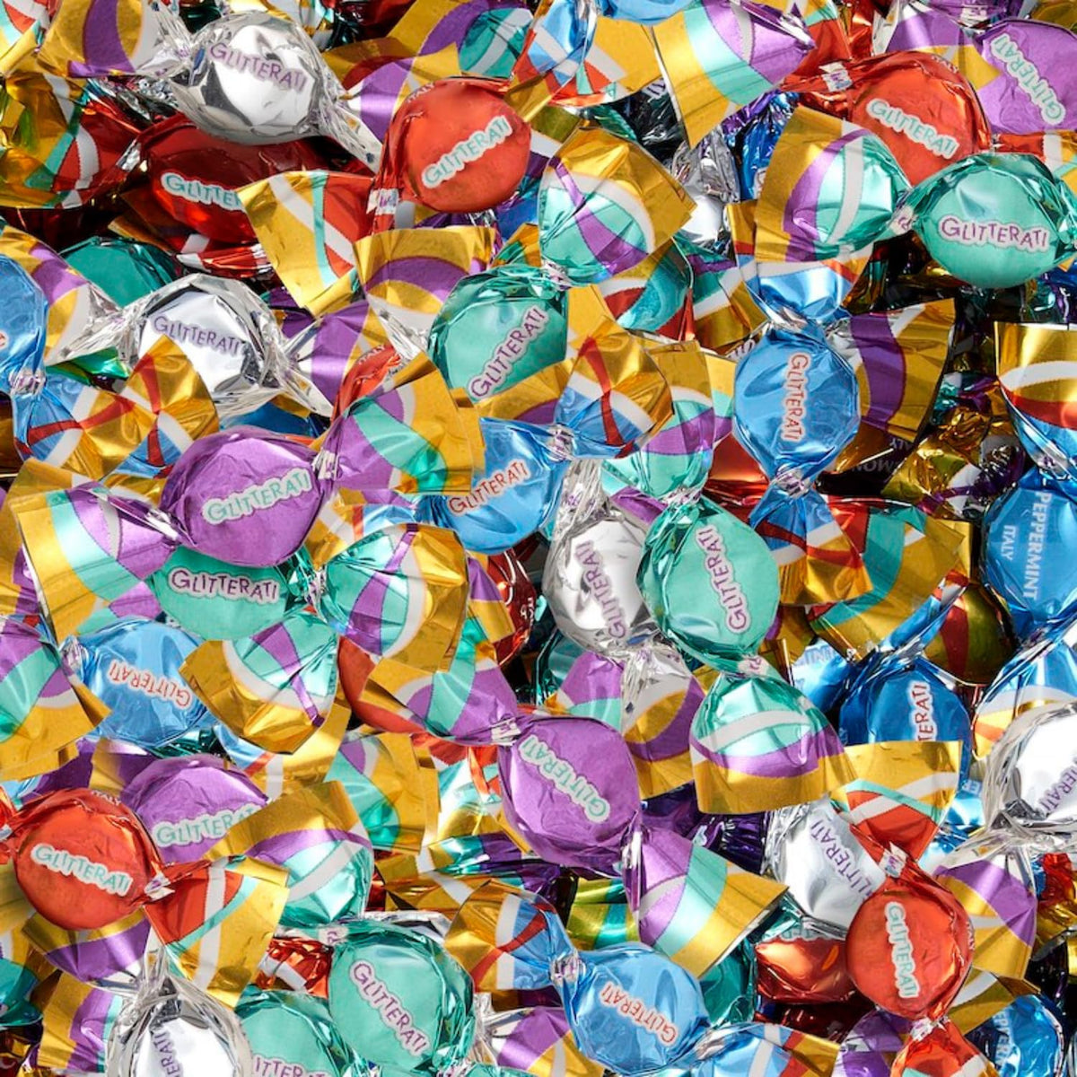 Chipurnoi Glitterati spice medley closeup reveals five flavors.