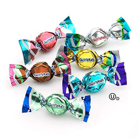 Chipurnoi Glitterati wrapped mints close-up emphasizing individually wrapped candy convenience