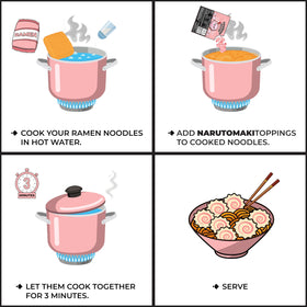 Chiramen cup noodles topping adds color and texture to quick meals.