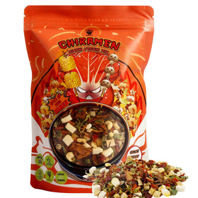 Chiramen Kimchi Veggie Mix Toppings pack for ramen flavor boost.