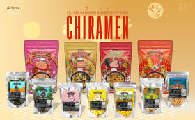 Chiramen Mala Crawfish Mix with cup noodles is convenient and flavorful.