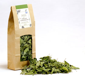 Chiron Kentavros lemon balm leaves from Mt. Pelion, ready for tea infusion.