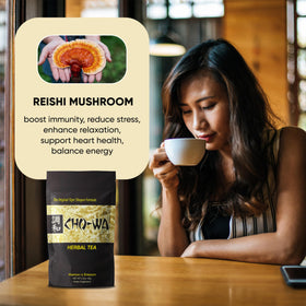 Lifestyle kitchen scene featuring CHO-WA Harmony as a daily ritual.