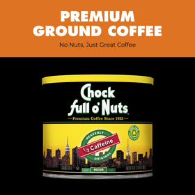 Chock Full o Nuts aroma in a steaming cup invites a balanced mid-roast experience.
