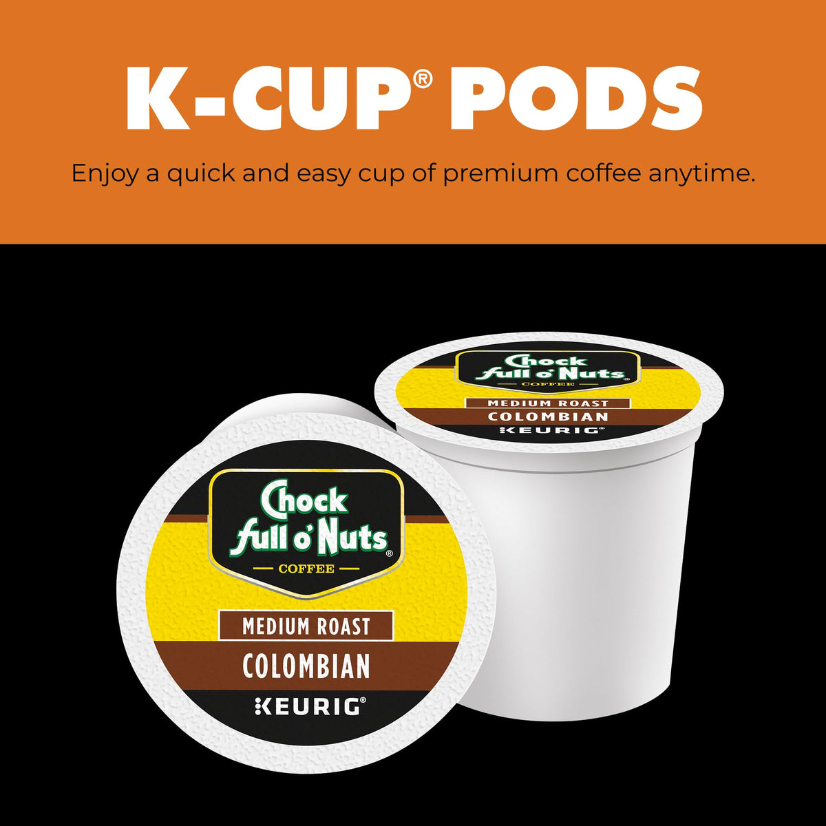 Mild roast label of Chock Full o’Nuts coffee for everyday sipping