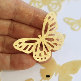 CHOCKACAKE gold butterflies pre-cut ready to place on desserts