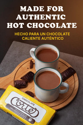 Chocolate Cortés is a Puerto Rican and Dominican favorite for comforting drinks and desserts
