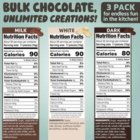 Chocolate Works wafers melt evenly for home bakers and desserts.