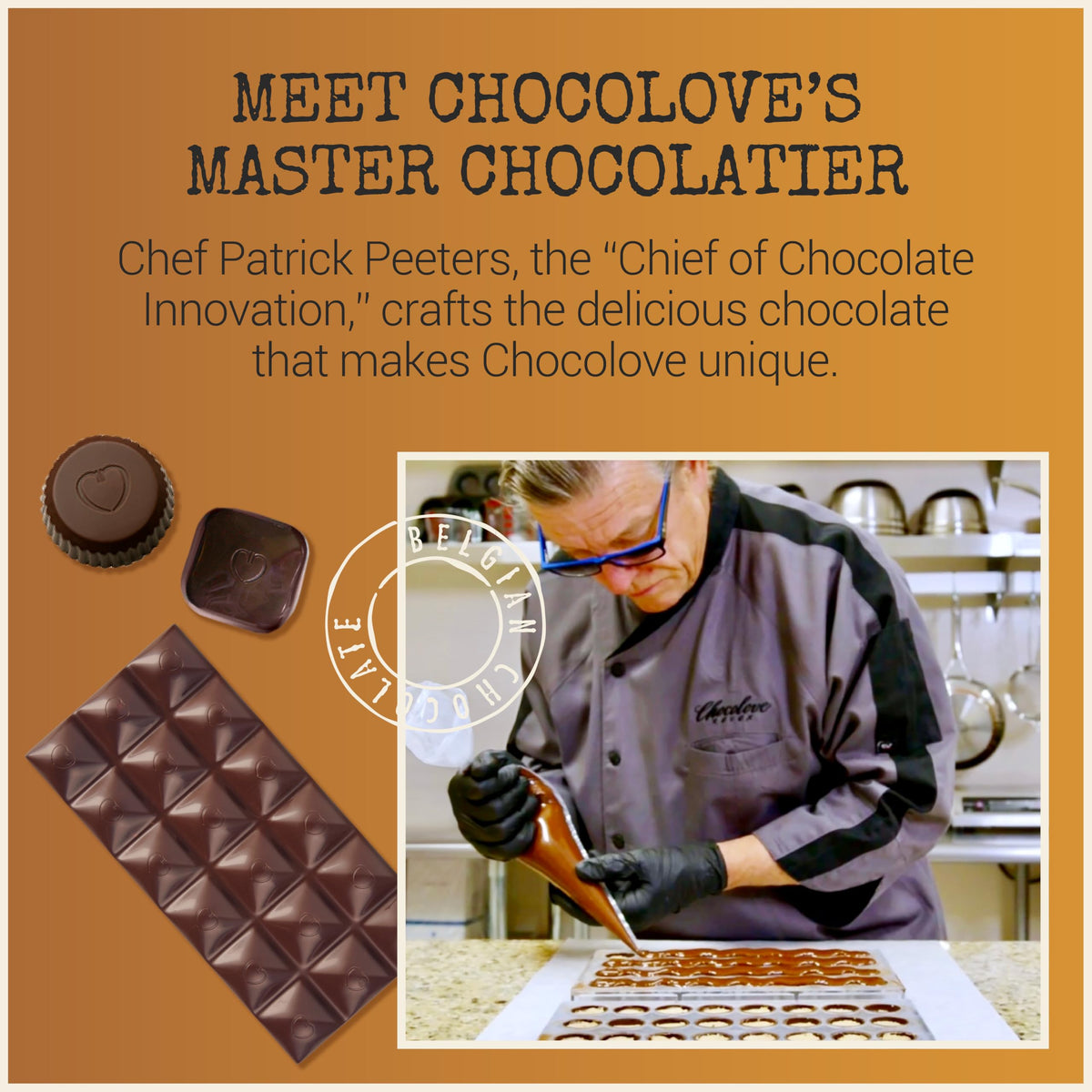 Chocolove ethically sourced dark chocolate highlighting responsible cocoa farming