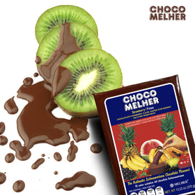 Chocomelher 2-pack strawberry coating displays convenient packaging.