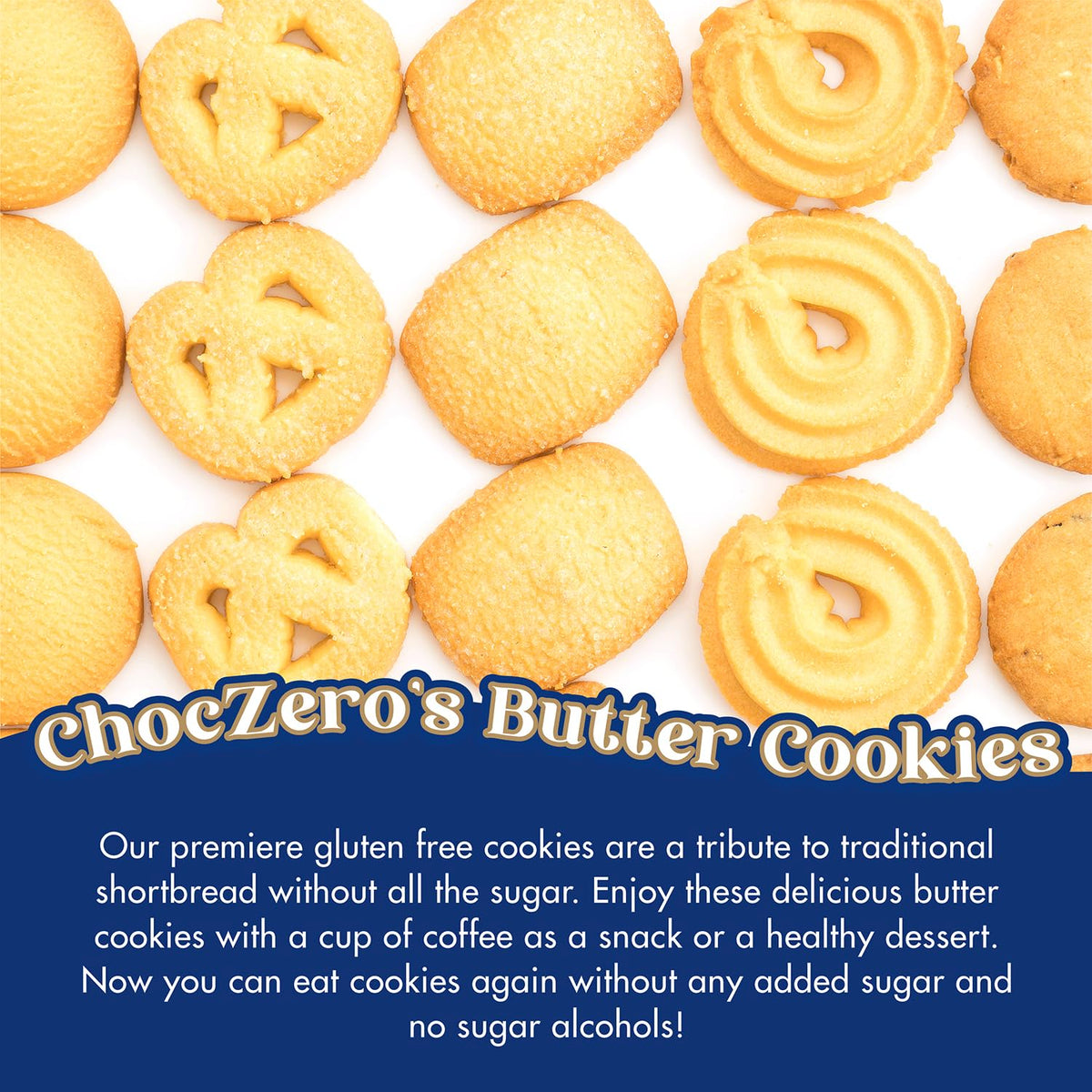 ChocZero Keto Cookies ingredients highlight almond flour and sugar-free sweeteners