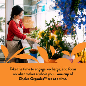 Choice Organic Teas LEED-certified facility blends crafted for consistent taste