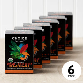 Choice Organic Teas natural fiber packaging highlighting sustainability