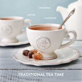 Choice Organic Teas Japanese Green Tea steeping releases fresh aroma.