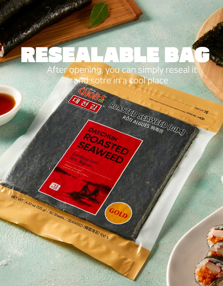 CHOI'S 1 Daechun crispy seaweed with natural umami flavor