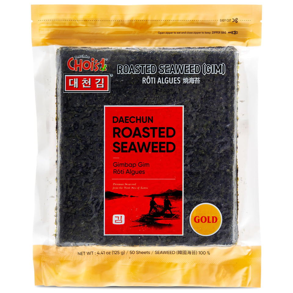 CHOI'S 1 Daechun roasted seaweed sheets for sushi and kimbap