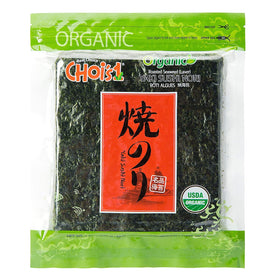 CHOI'S 1 organic roasted seaweed sheets for sushi night with premium quality
