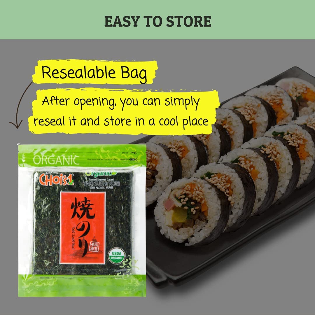 CHOI'S 1 seaweed harvested from Korea's West Sea for freshness