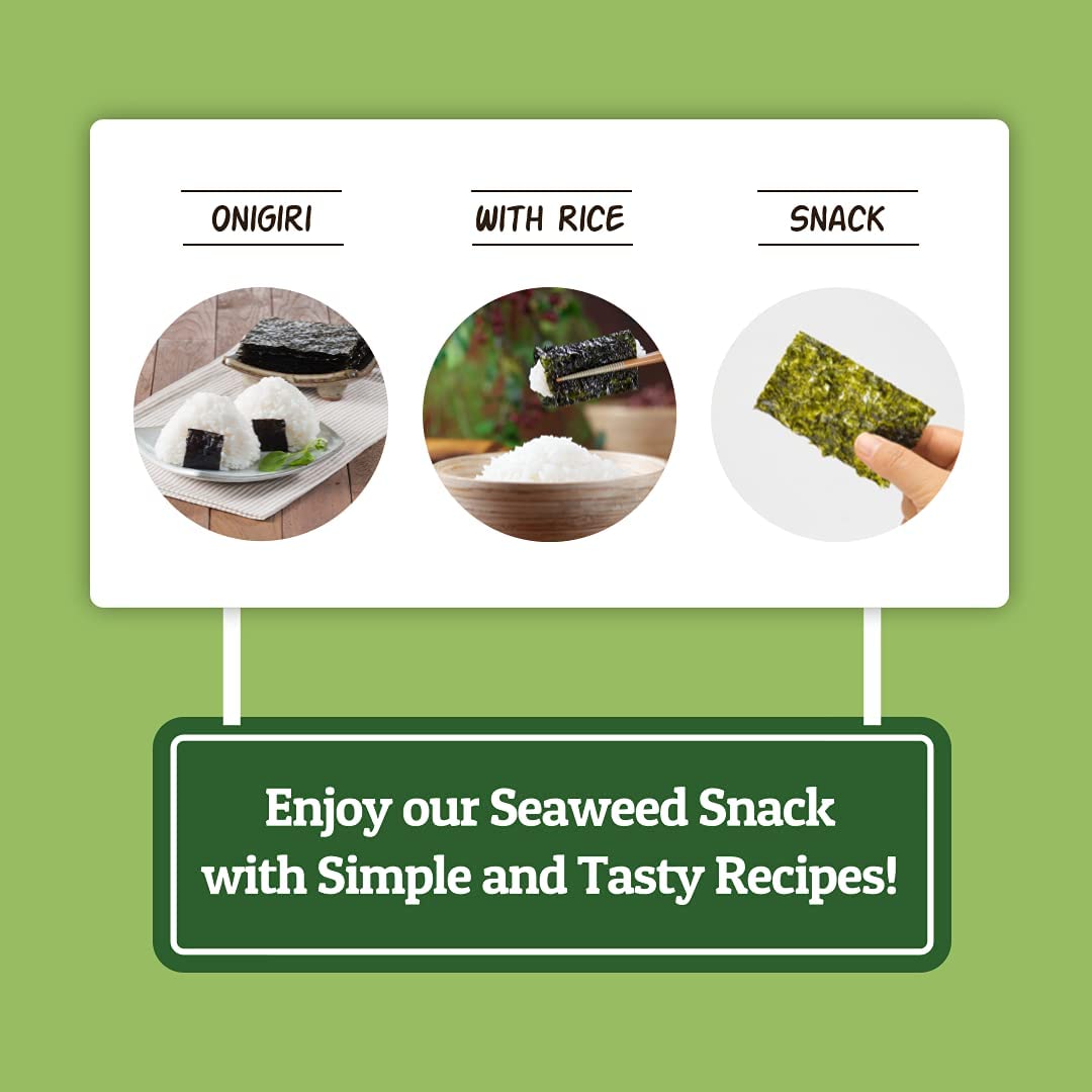 CHOI'S 1 Daechun seaweed snack crispy roasted texture in every bite.