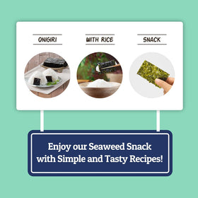 CHOI'S 1 roasted seaweed sheets close-up emphasizing crunchy twice-roasted crispness.