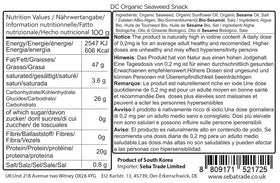 CHOI'S 1 vegan gluten-free seal and no artificial preservatives.