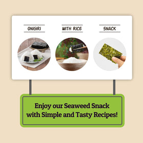 CHOI'S 1 Wasabi Seaweed Snacks crisp sheets with savory flavor