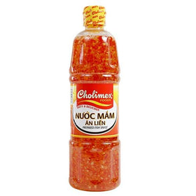 Cholimex prepared fish sauce bottle pour for quick flavor enhancement
