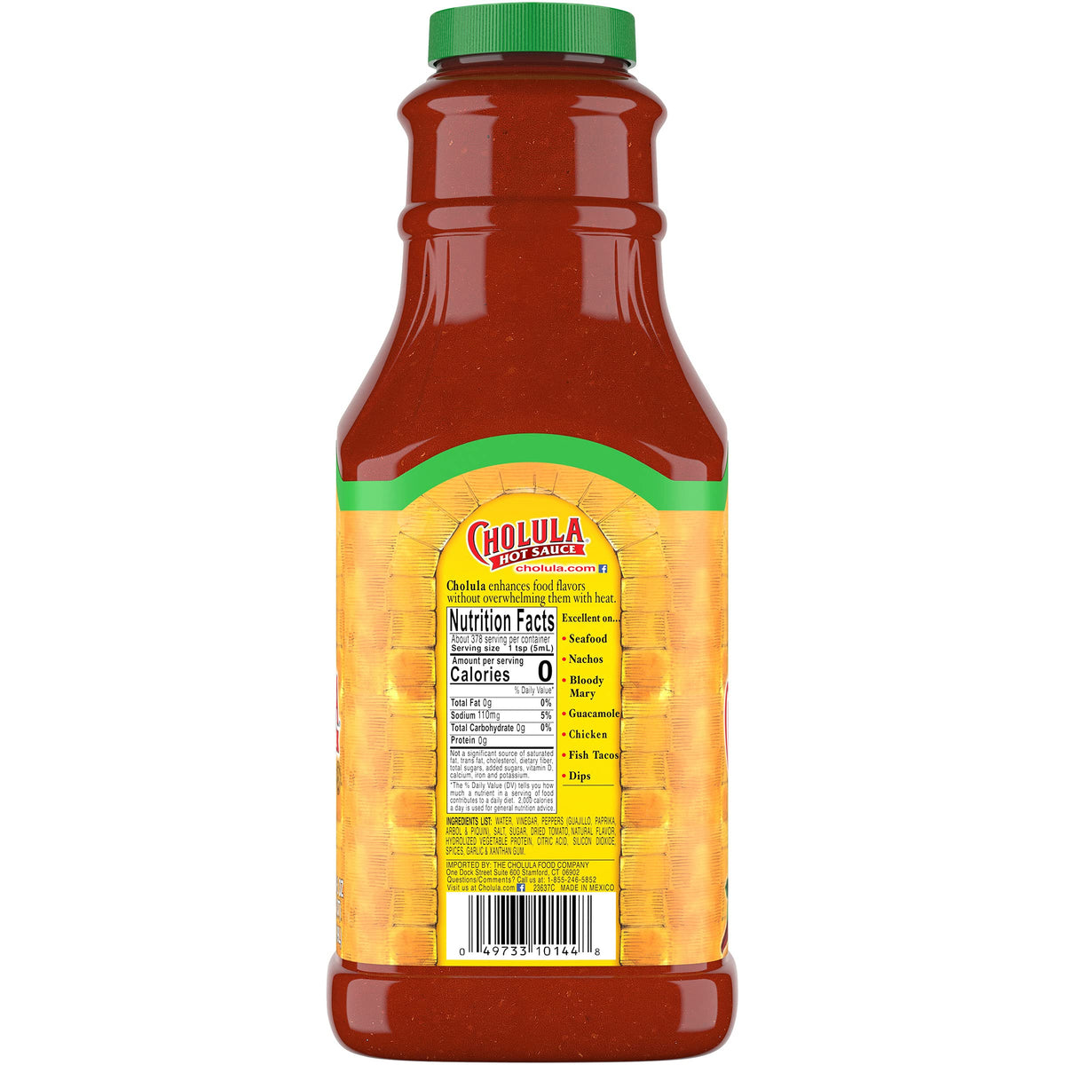 Cholula Chili Lime sauce being poured over eggs for a zesty finish