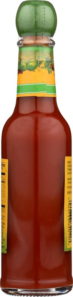 Cholula Chili Lime label close-up emphasizing gluten-free vegan status