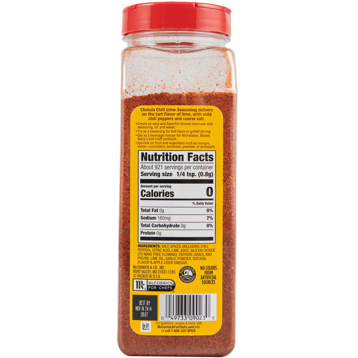 Cholula Chili Lime Seasoning dry rub on chicken wings delivers bold, savory crust.