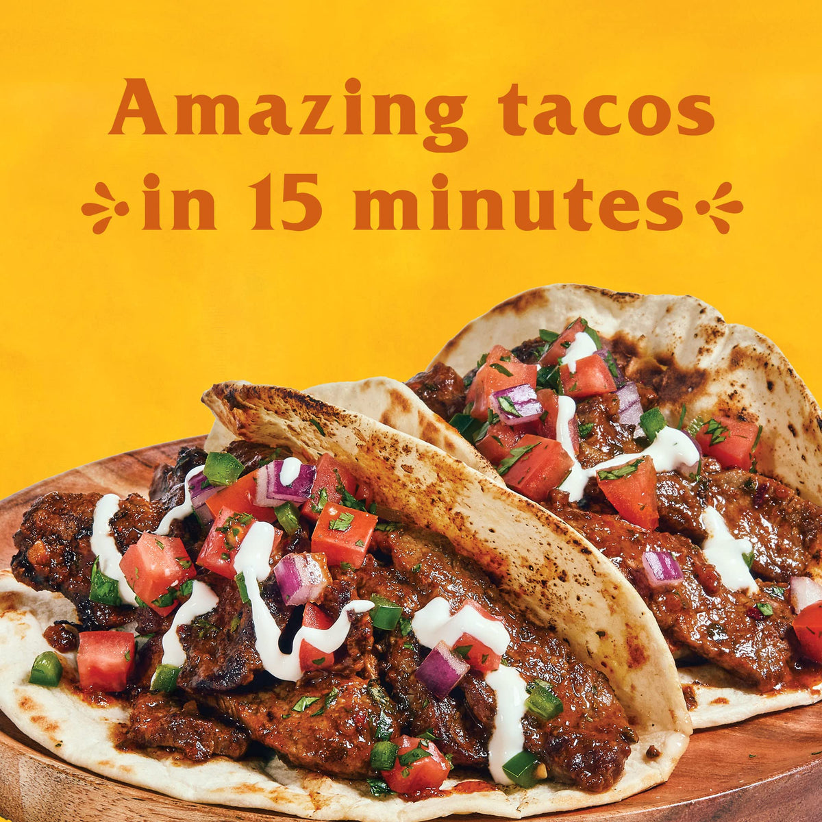 Cholula garlic-onion spice packaging showcases versatile seasoning for multiple dishes.