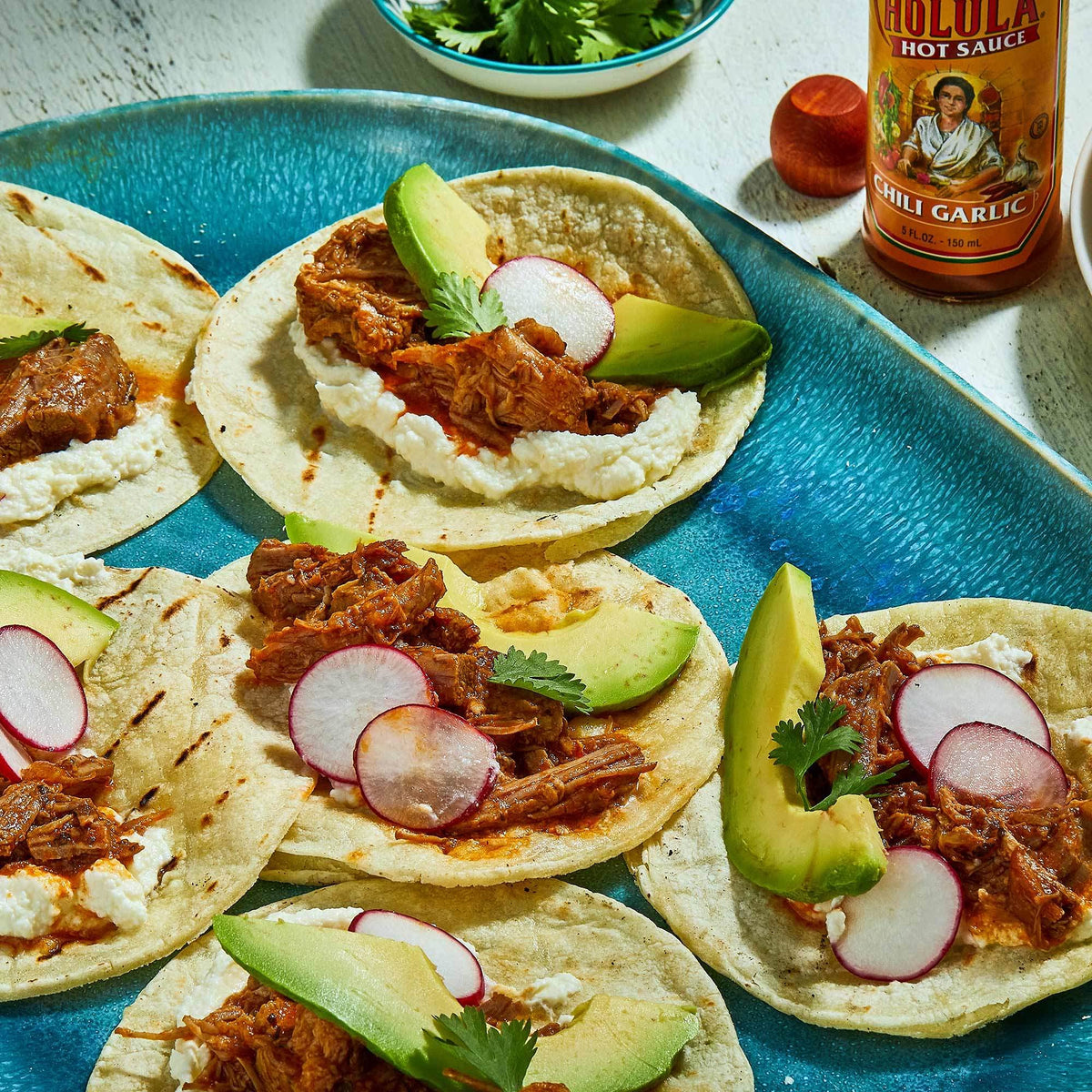 Cholula Hot Sauce Chili Garlic kitchen setup for everyday meals.