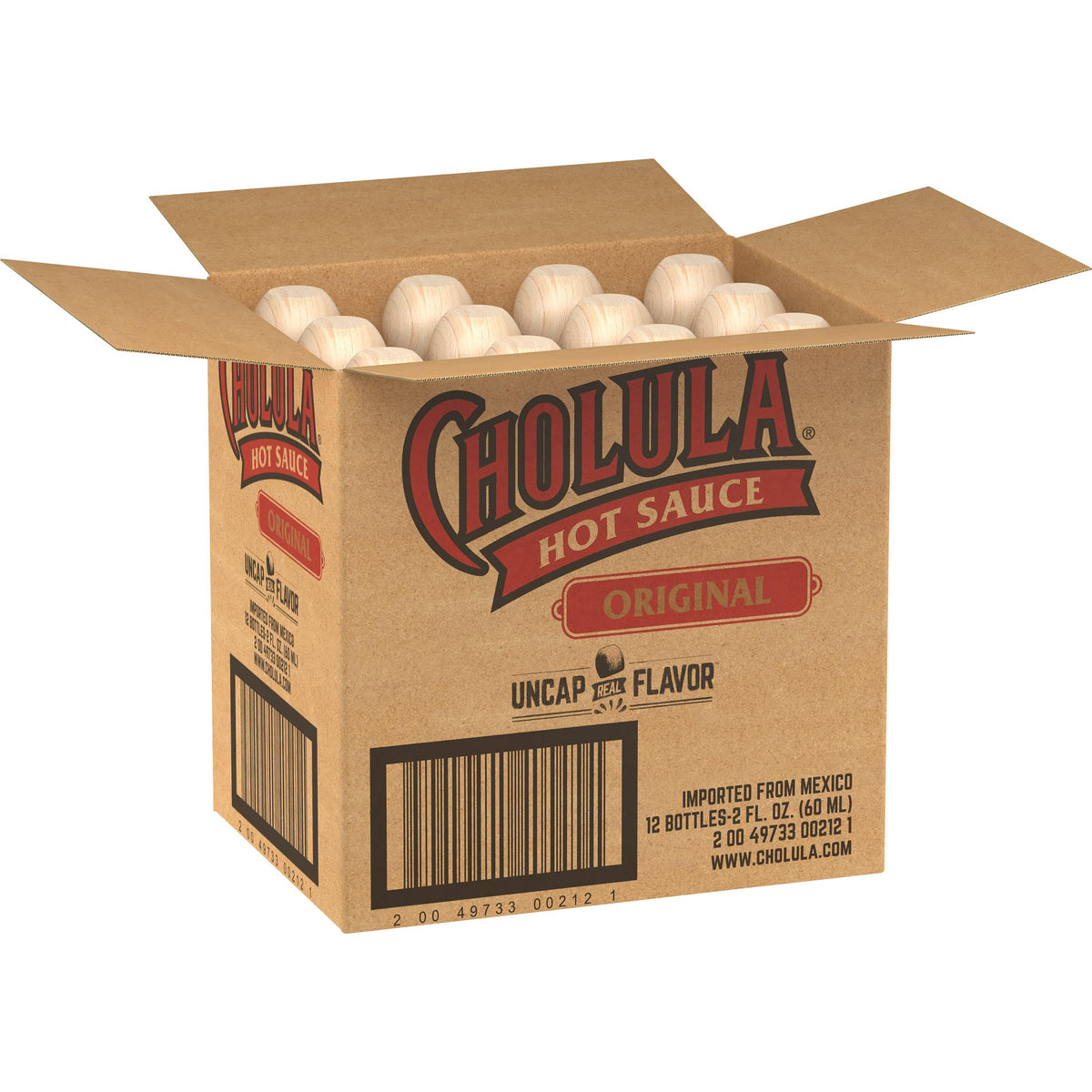 Cholula Original Hot Sauce bottle on a kitchen counter ready to elevate meals