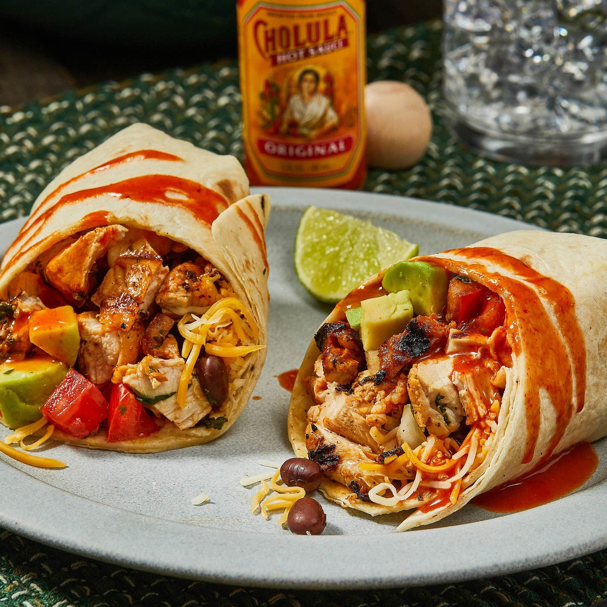 Cholula Original Hot Sauce label detail showing heritage recipe
