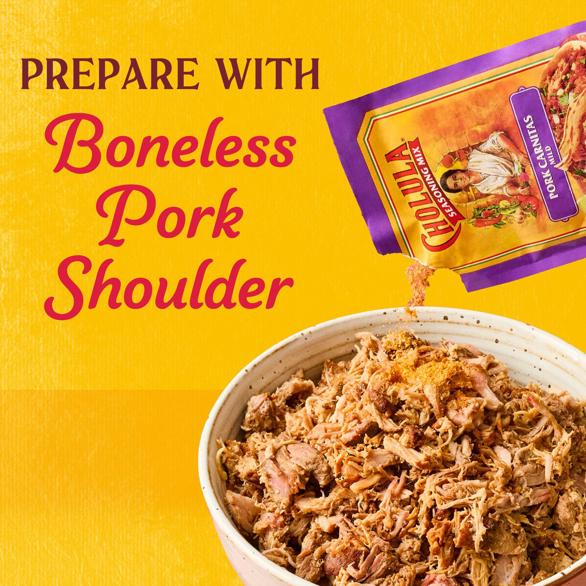 Cholula Pork Carnitas citrus aroma notes enhancing pork flavor