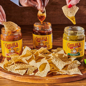 Cholula Smoky Chipotle Salsa stirred into eggs for savory breakfast.