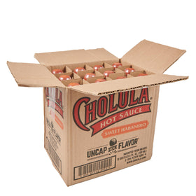 Cholula Sweet Habanero bottle cap detail highlighting premium packaging and Mexican roots.