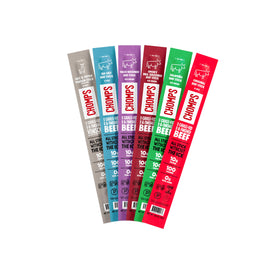Chomps packaging image underscores Whole30 and keto-friendly snack choices.