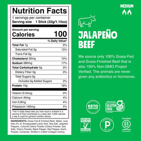Chomps grass-fed beef jerky close-up highlights lean texture