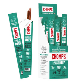 Chomps Italian-style beef jerky stick pack for on-the-go snacking