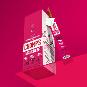 Chomps on-desk setup demonstrates convenient office snack option