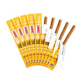 Chomps Original Turkey Jerky packaging showing zero sugar