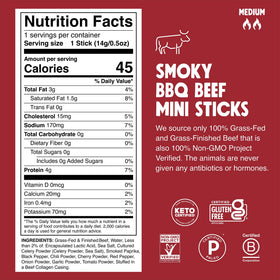 Chomps smoky BBQ beef jerky stick close-up highlights lean texture and protein.