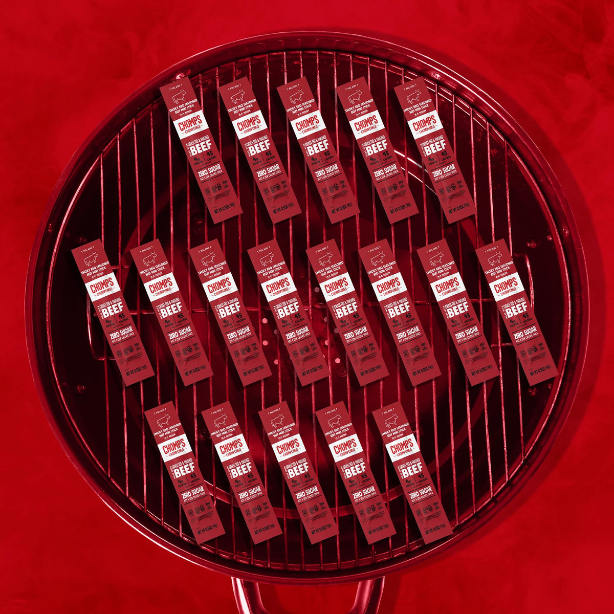 Chomps snack-size jerky 0.5oz 24-pack offers keto-friendly protein on the go.
