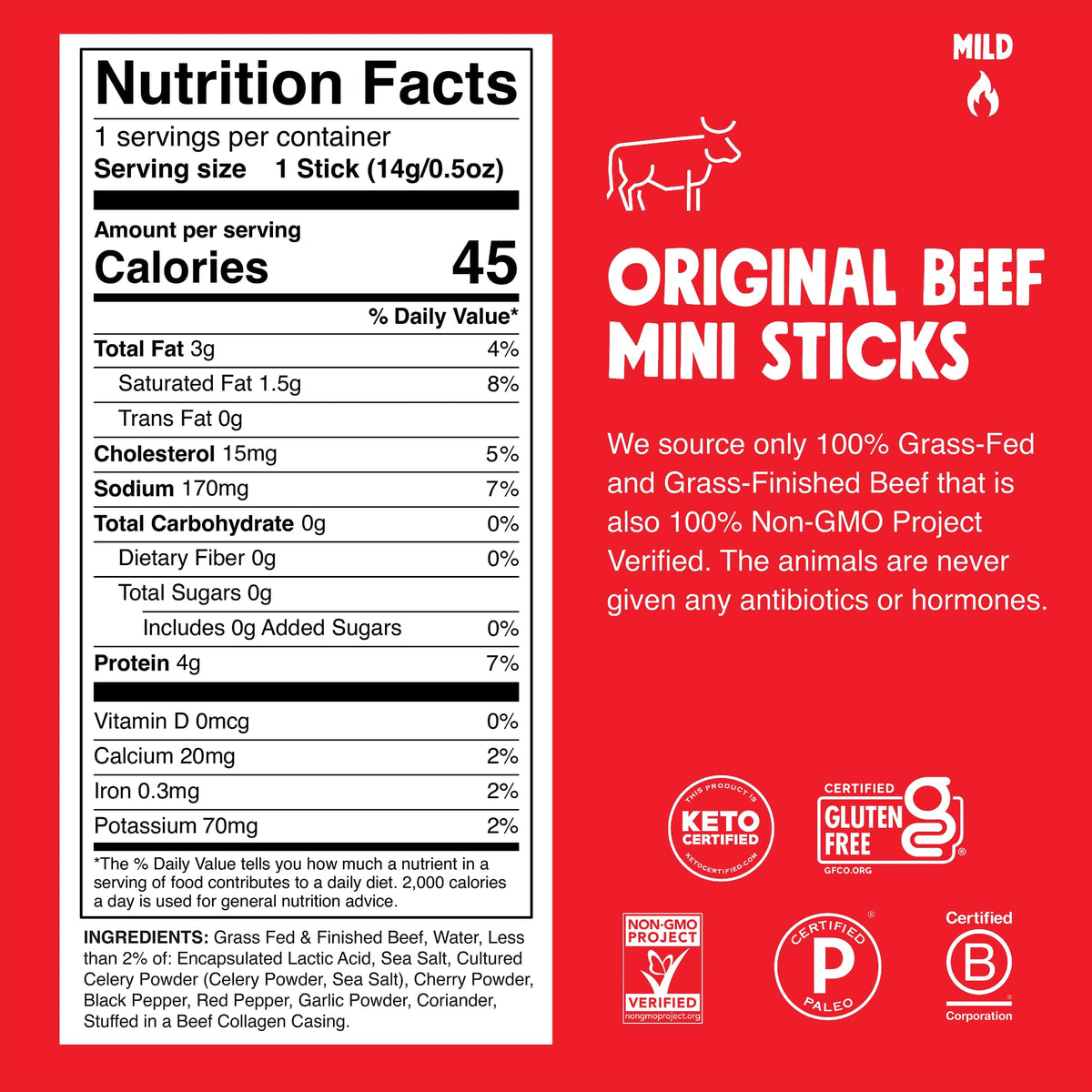 Chomps snack-size packaging on display for easy on-the-go breaks