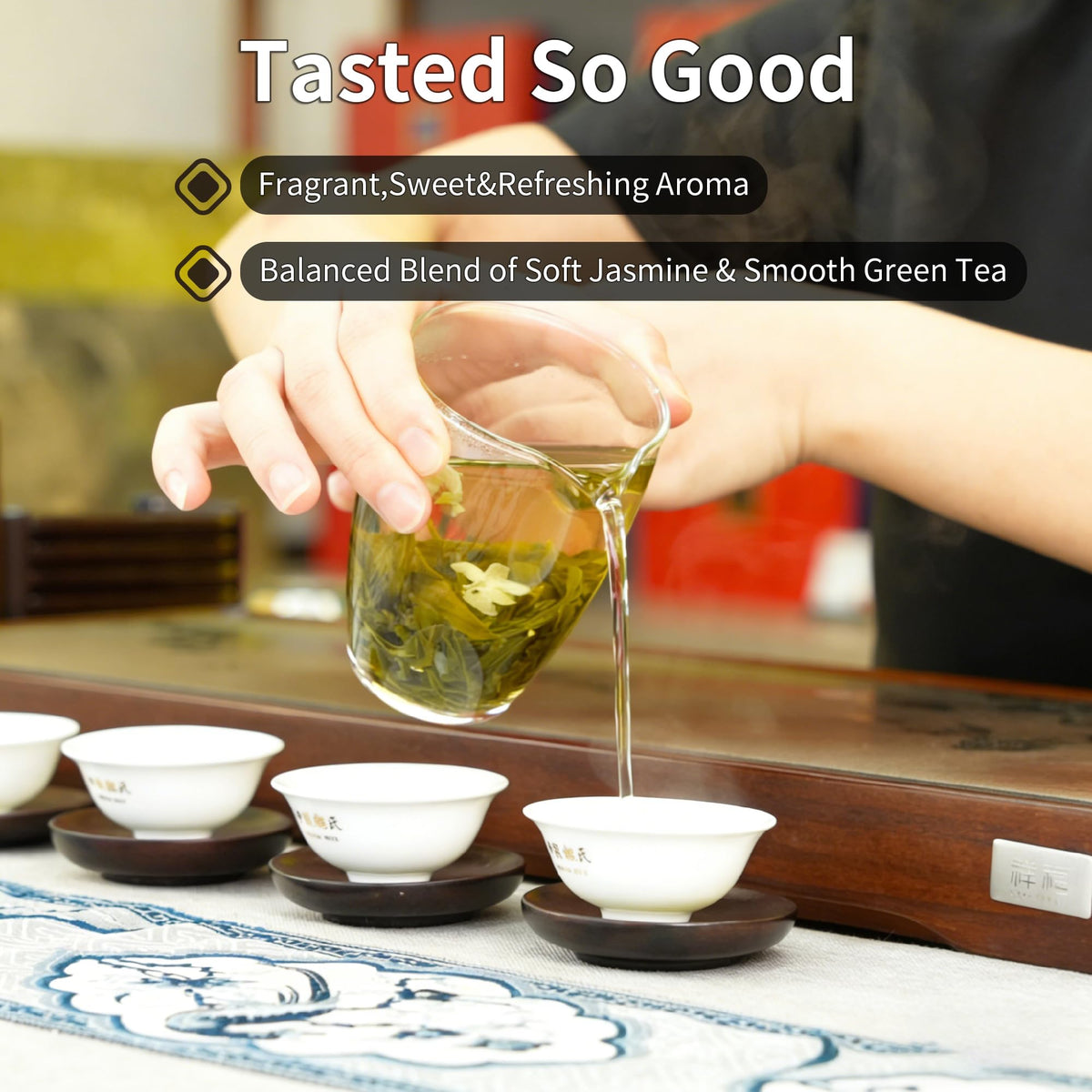 Choteaweis hot brew setup reveals smooth flavor and full-bodied cup.