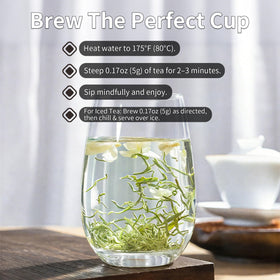 Choteaweis loose-leaf infusion with infuser enables easy multi-steep use.