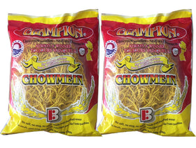 Champion Chow Mein front view with two-pack packaging for quick weeknight meals