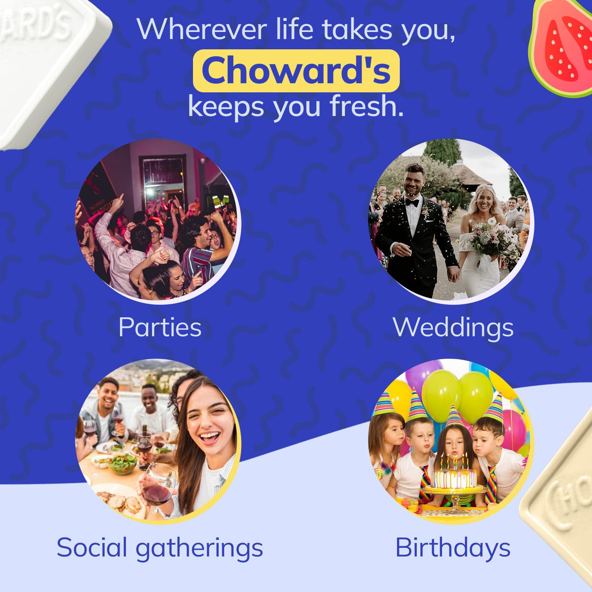Choward's Mints Variety Pack packaging image showcases gift-worthy display.