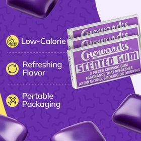 Choward's Scented Gum box of 24 packs displayed for sharing